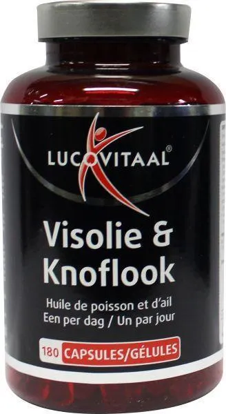 Lucovitaal Visolie & knoflook 180 capsules