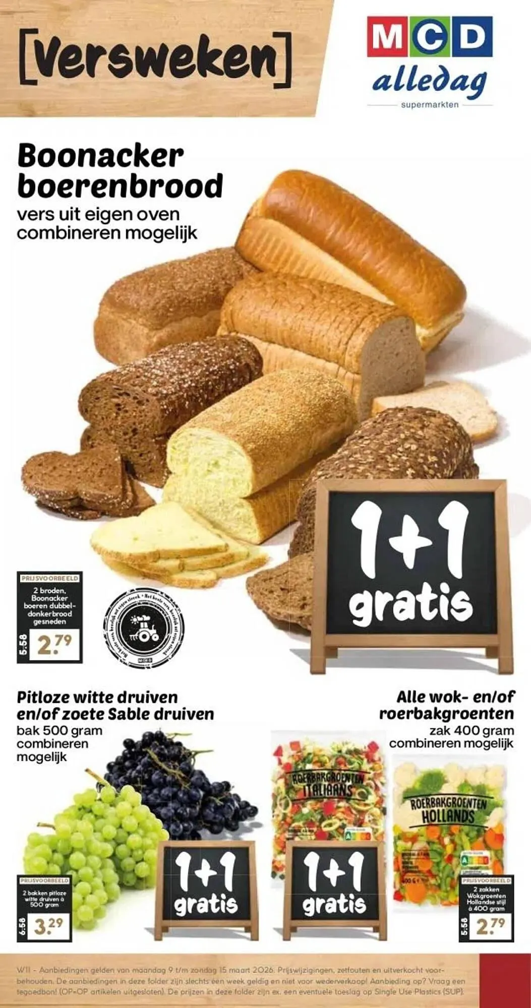 MCD Supermarkt folder van 9 maart tot 15 maart 2026 - Folder pagina 1