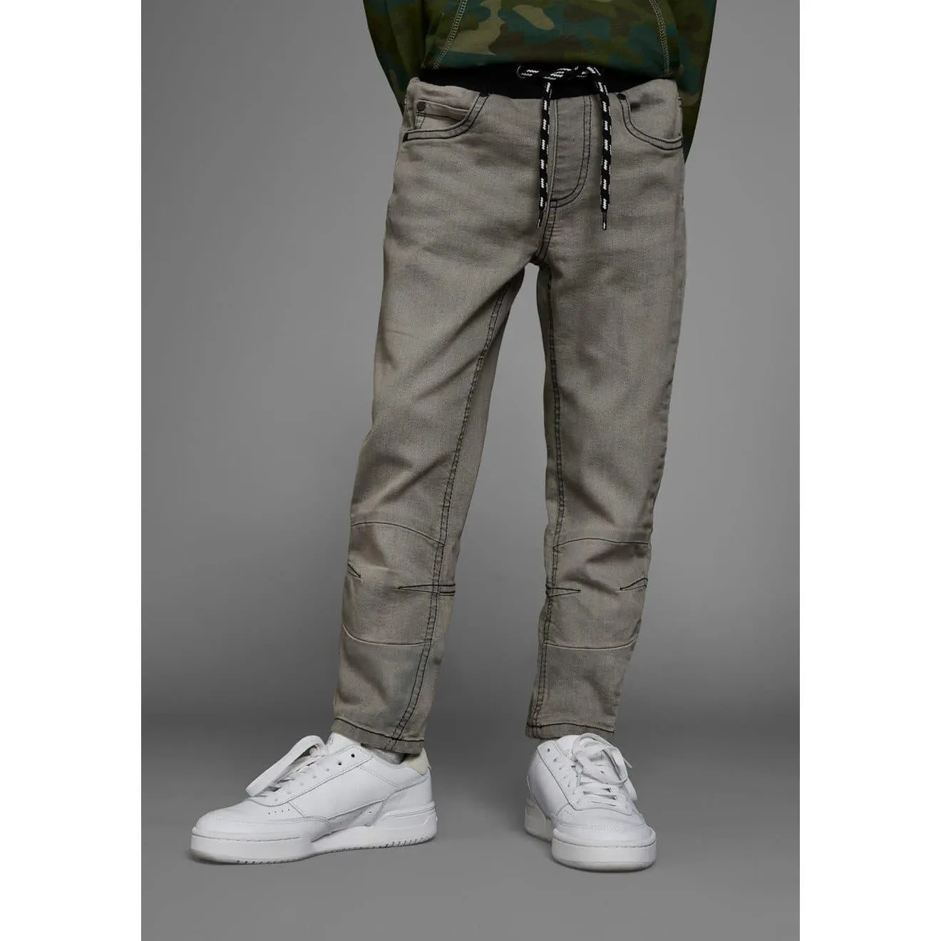 Arizona Comfortjeans Stretchjeans voor jongens comfortabele o-vorm pasvorm, used-look wasbeurt