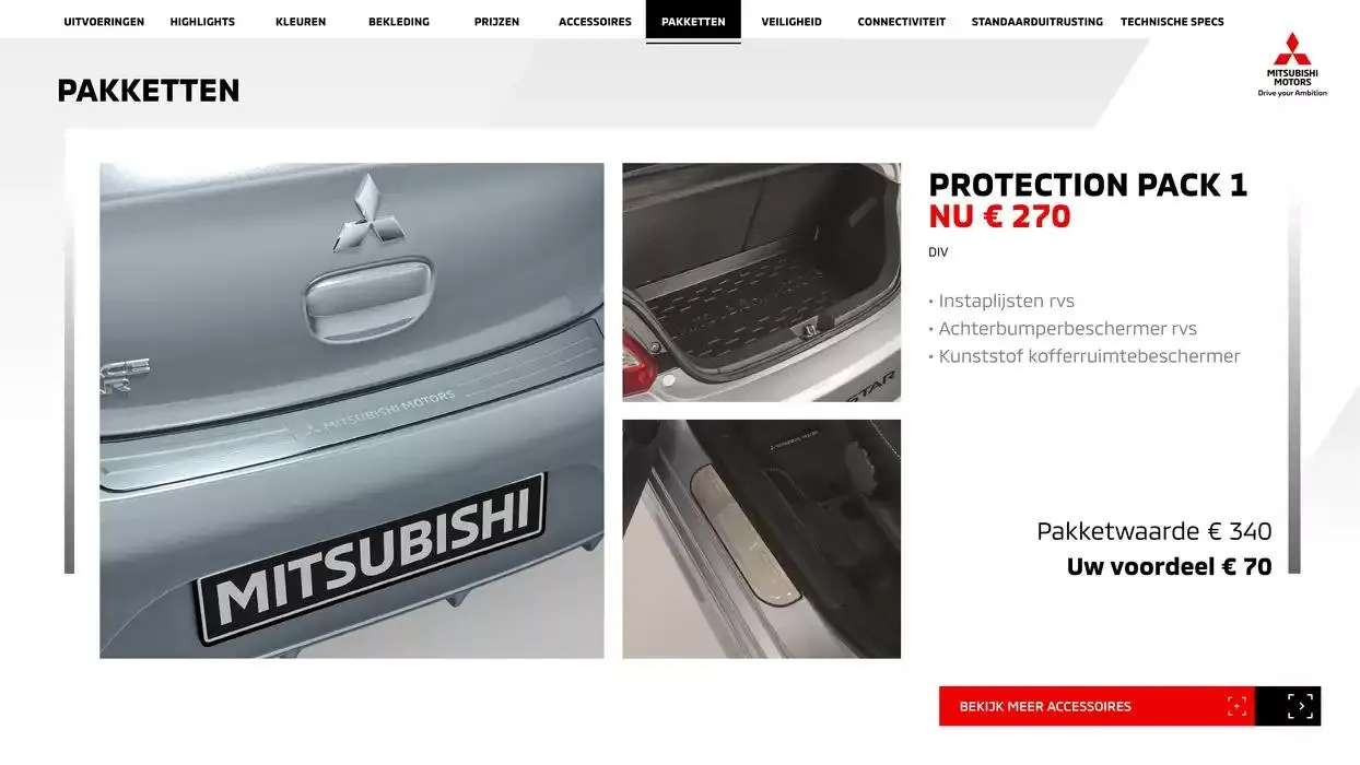 Mitsubishi Space Star van 3 januari tot 3 januari 2026 - Folder pagina 12