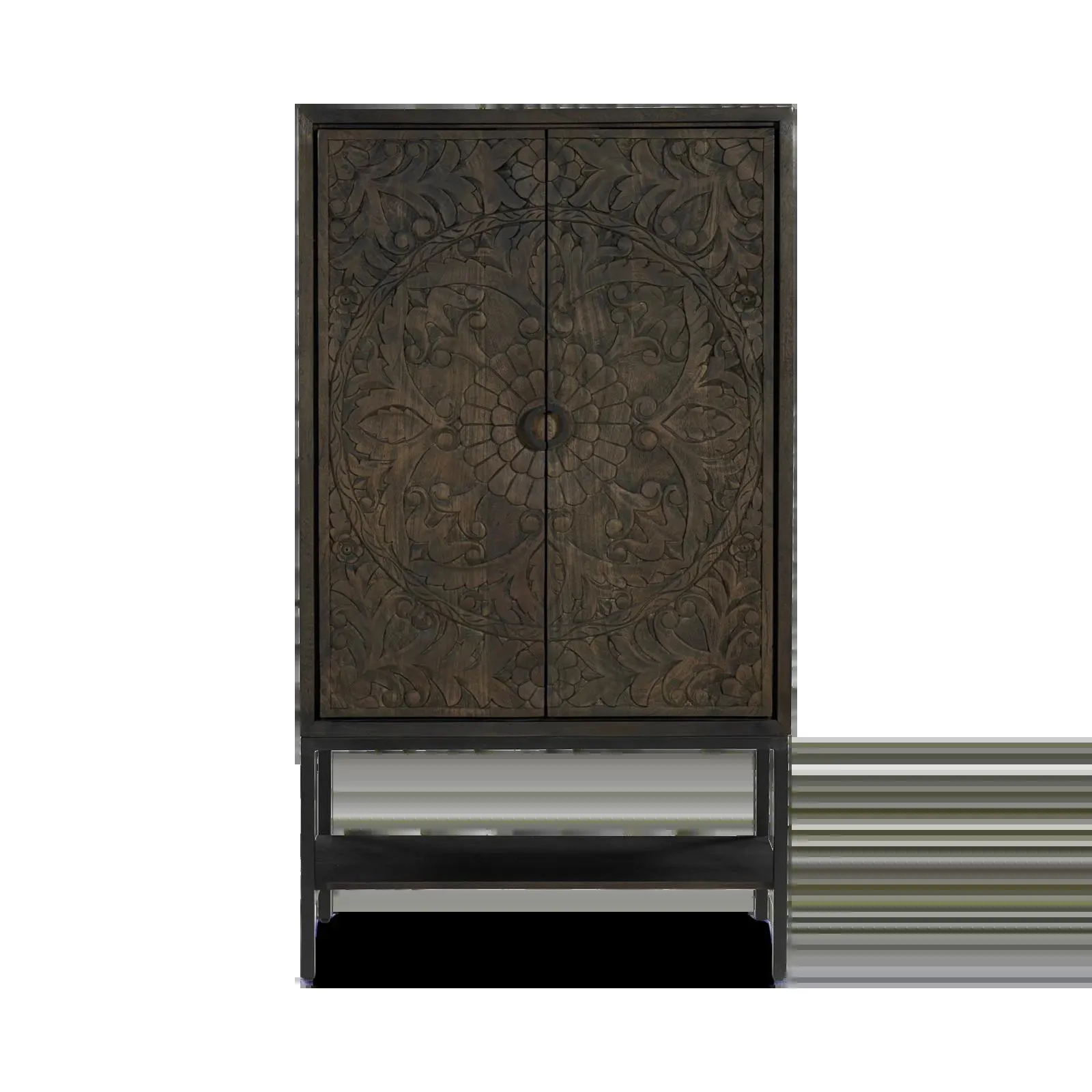 Opbergkast (laag) Belleville - Cacao Brown