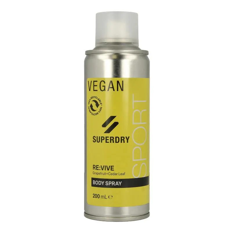 Superdry Sport RE:vive Men's body spray 200 milliliter