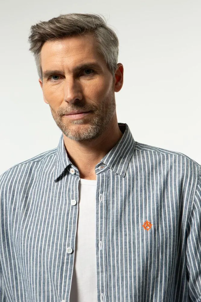 pilot overhemd gestreept