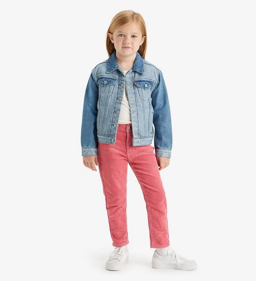Kids Corduroy Mini Mom Jeans