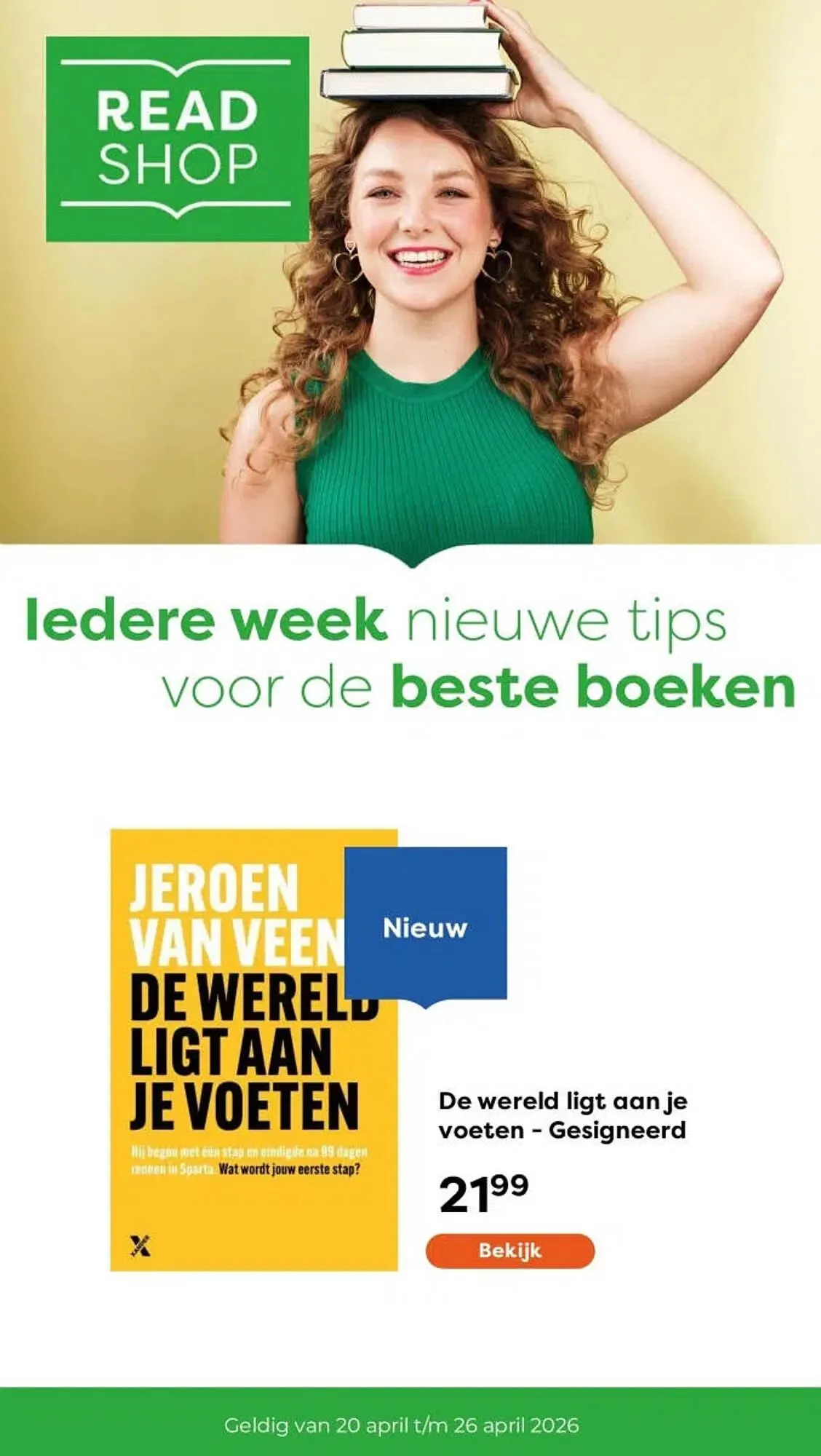 The Read Shop folder van 20 april tot 26 april 2026 - Folder pagina 1