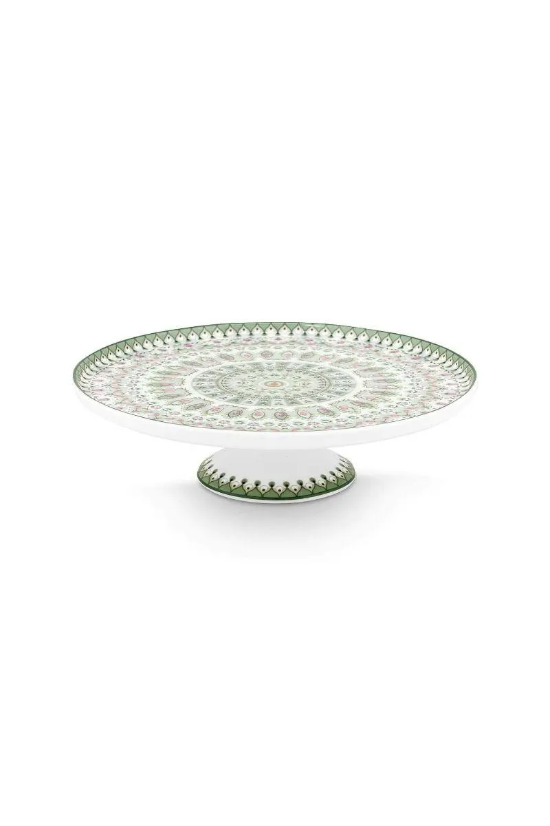 Taartplateau Klein Lily&Lotus Moon Delight Licht Groen