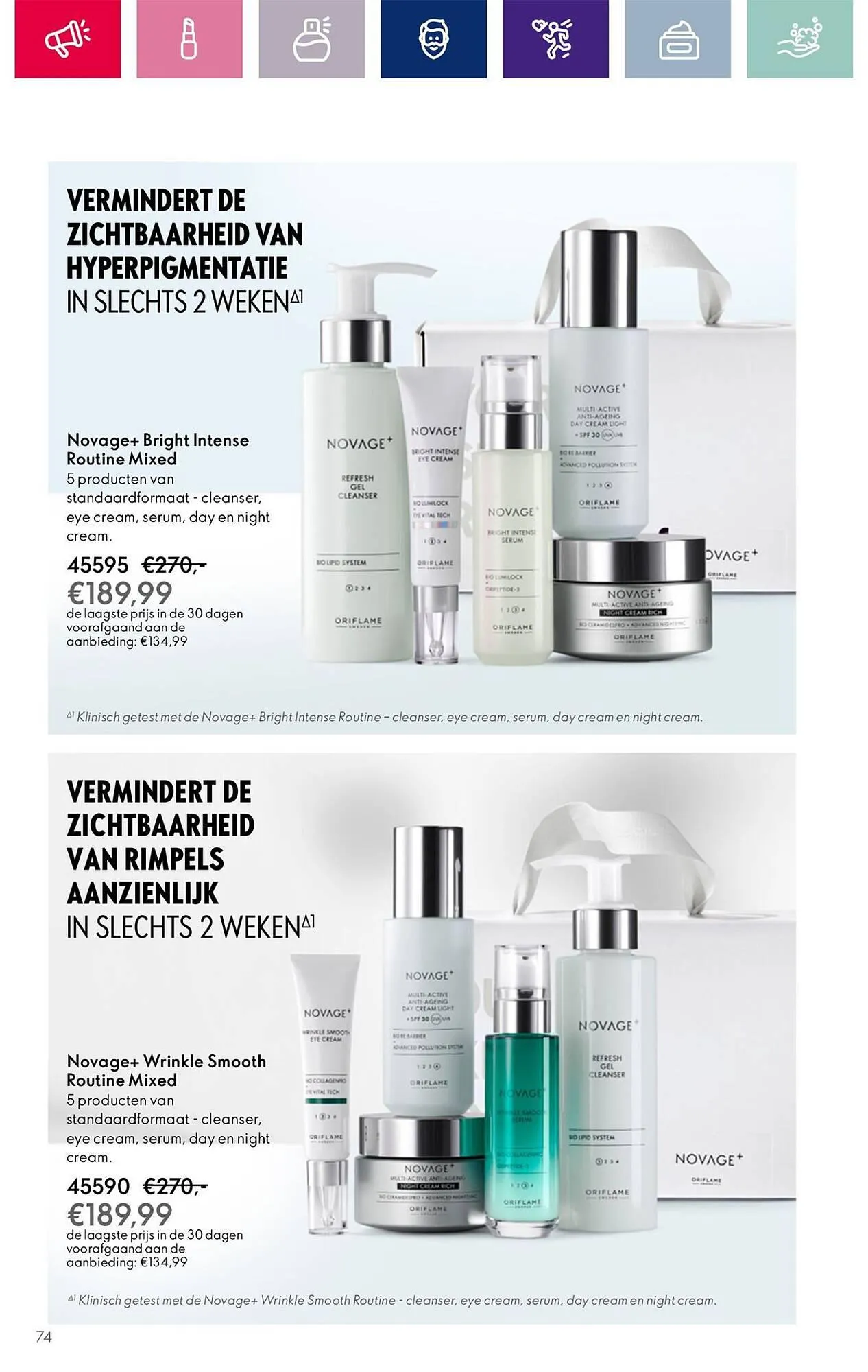 Oriflame folder van 1 december tot 19 december 2023 - Folder pagina 74