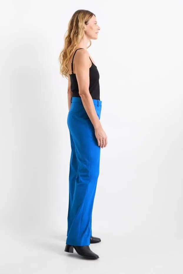 Pantalon - mid waist - straight fit