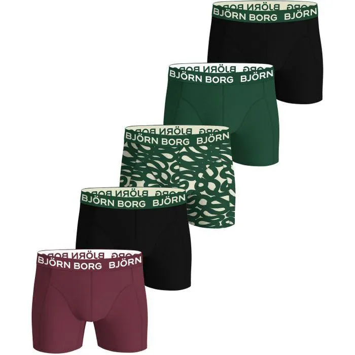 Cotton Stretch onderbroek heren multicolour 5-pack