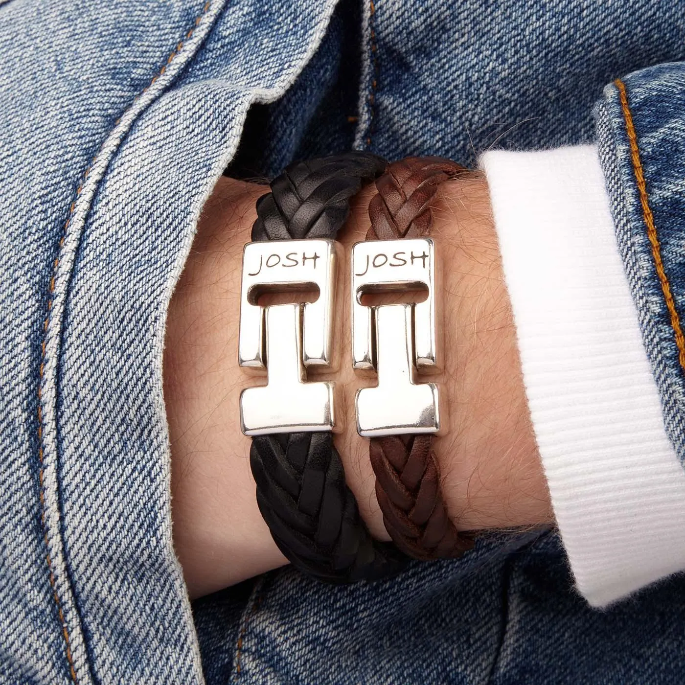 Armband Heren Zwart 24001-BRA-ZW