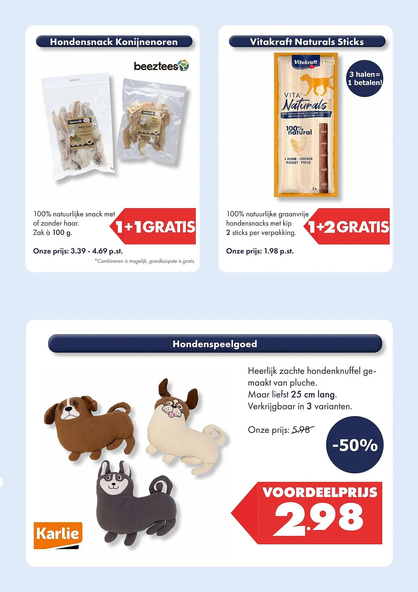 Huisdier Voordeelshop folder van 8 maart tot 24 maart 2026 - Folder pagina 3