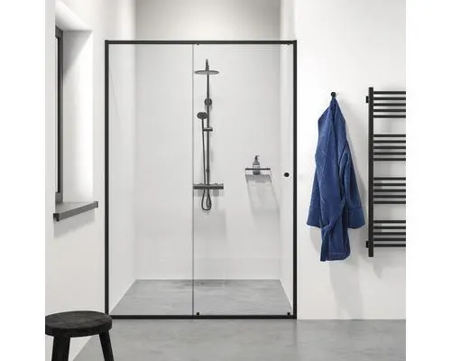 SEALSKIN Nis schuifdeur Contour 120x200 cm zwart