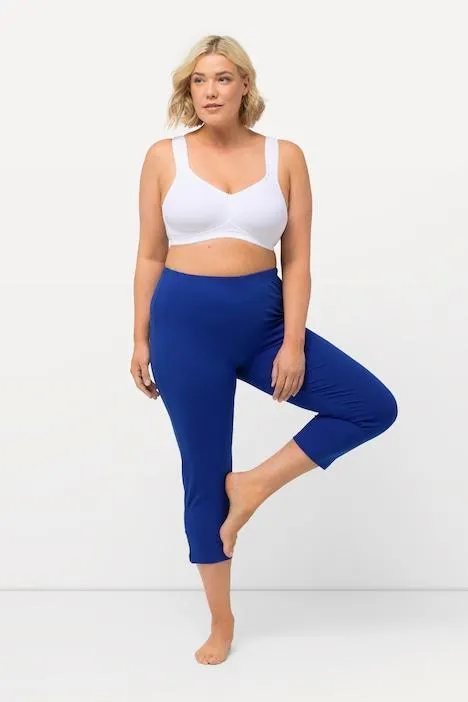 Capribroek, 7/8-lengte, elastische tailleband, tot maat 66/68