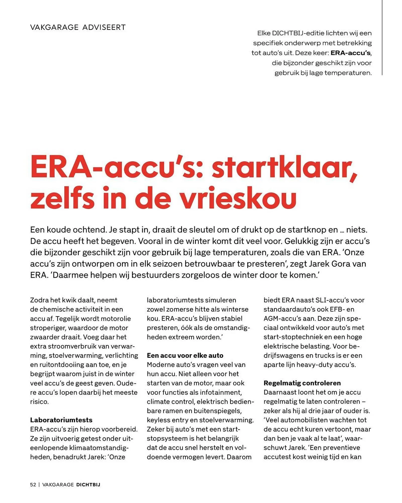 Vakgarage folder van 10 december tot 31 december 2025 - Folder pagina 52