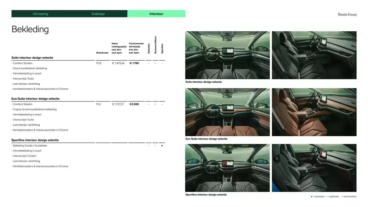 Škoda Prijslijst per 9 januari 2025 van 9 januari tot 9 januari 2026 - Folder pagina 13
