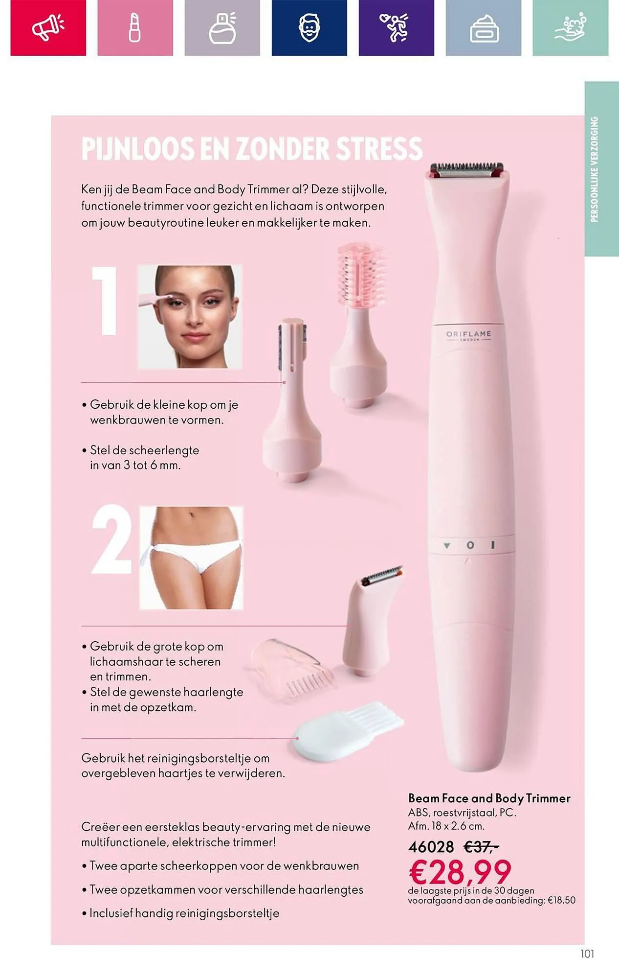 Oriflame folder van 1 december tot 19 december 2023 - Folder pagina 101