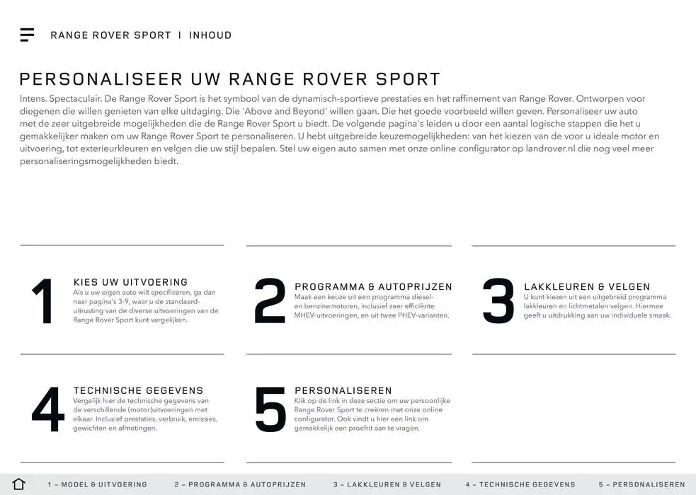 Range Rover Sport van 20 november tot 30 juni 2025 - Folder pagina 2
