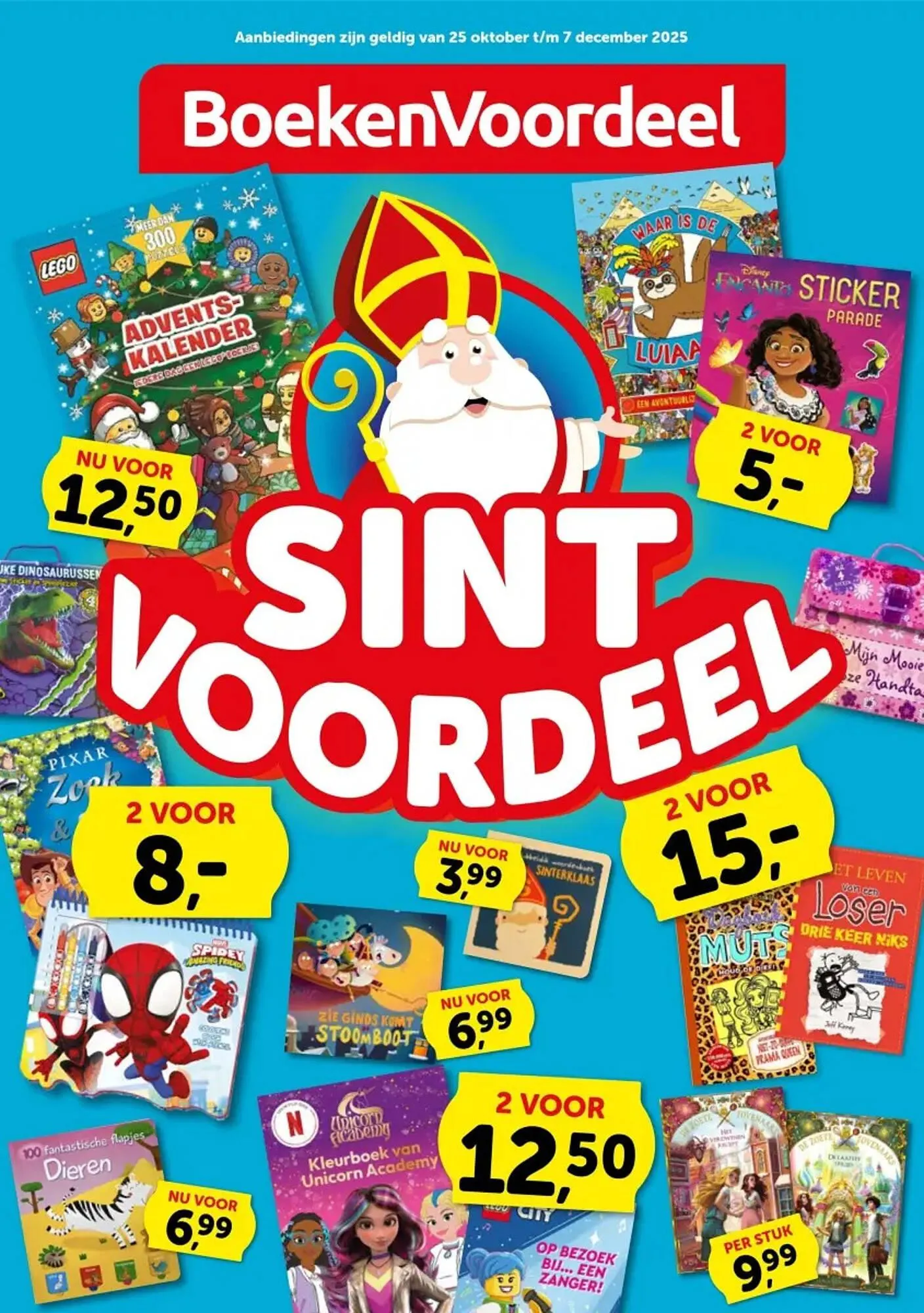 Boekenvoordeel folder van 25 oktober tot 7 december 2025 - Folder pagina 1