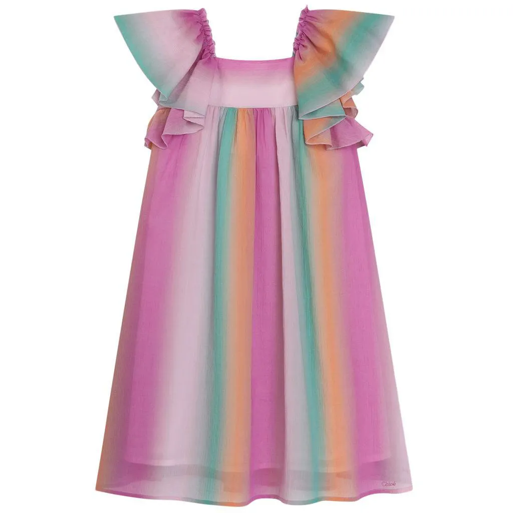 Kjole Flerfarget