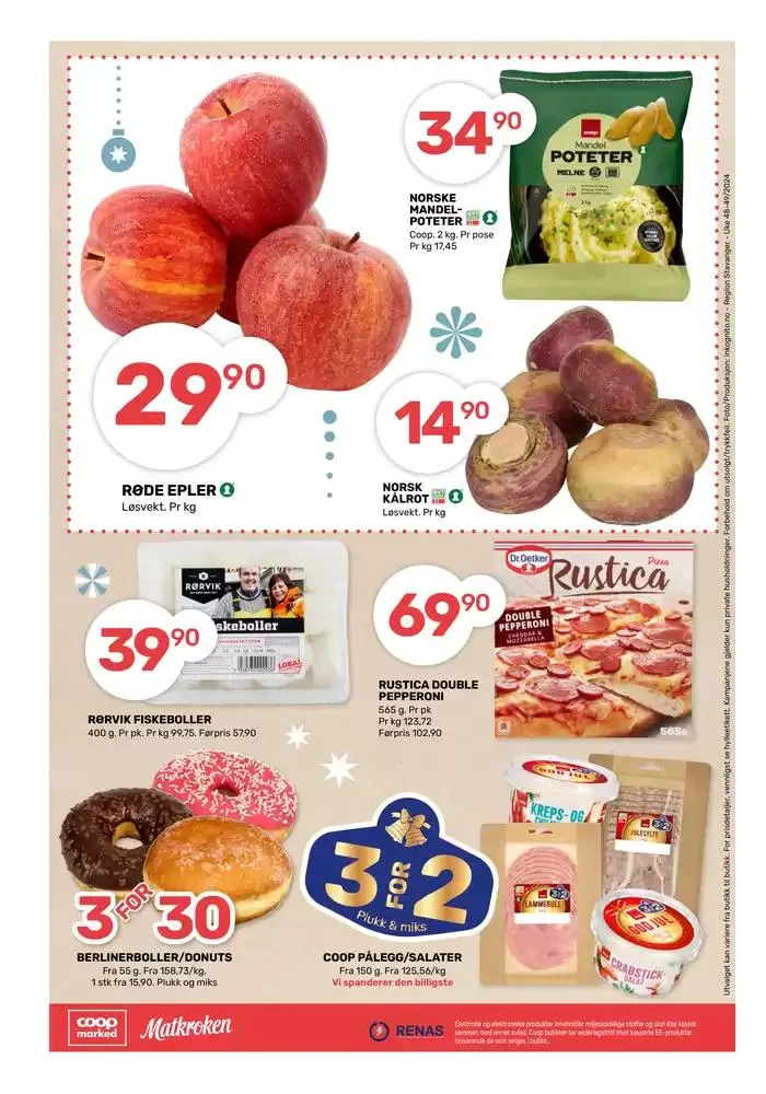 Topptilbud for smarte sparere fra 25. november til 8. desember 2024 - kundeavisside 4