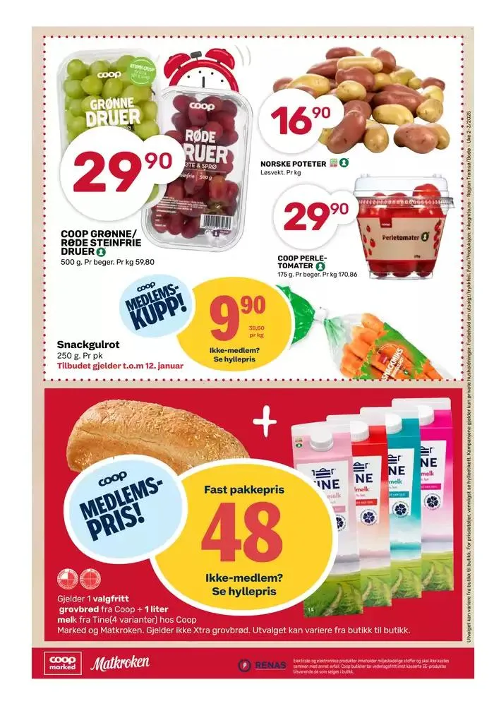 Topptilbud og rabatter fra 6. januar til 19. januar 2025 - kundeavisside 4