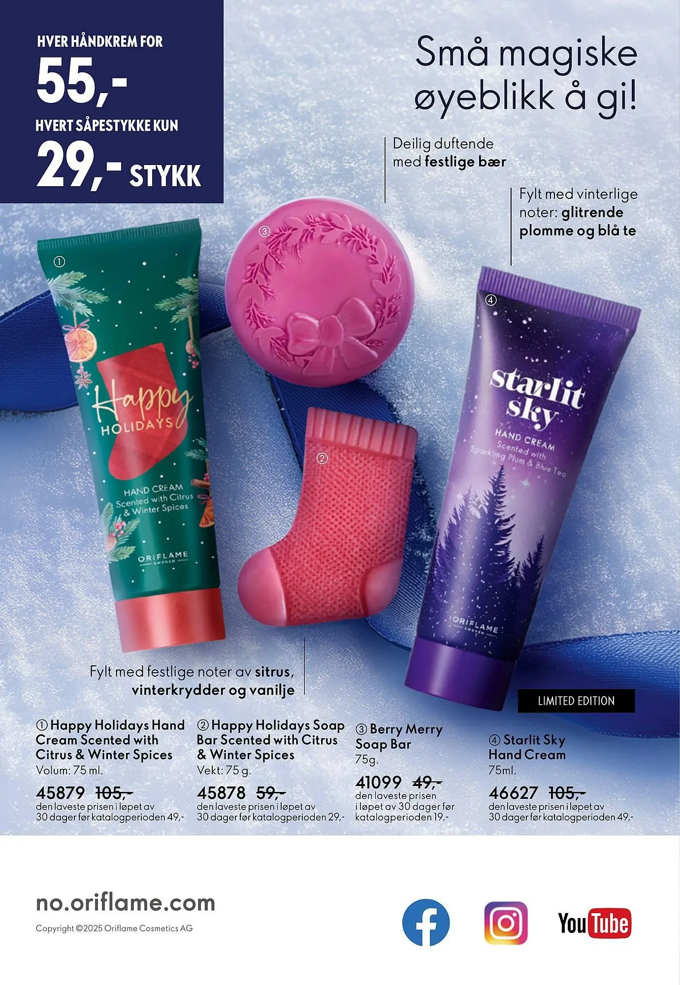 Oriflame katalog fra 10. desember til 30. desember 2025 - kundeavisside 164