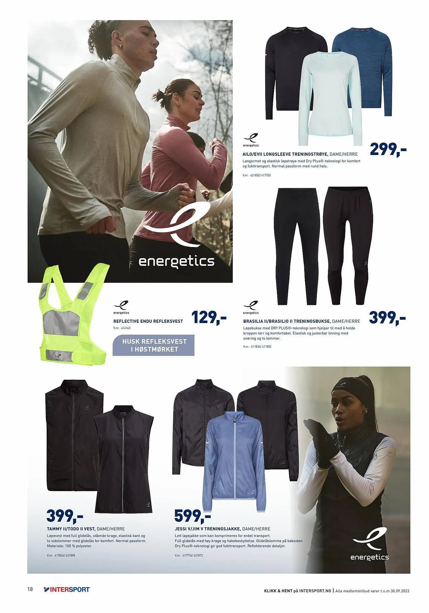 Intersport Kundeavis fra 18. september til 30. september 2023 - kundeavisside 18