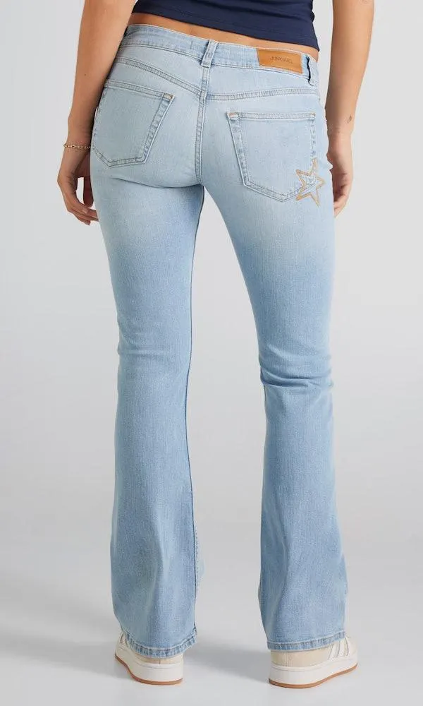 Bootcut Low Embroidery jeans