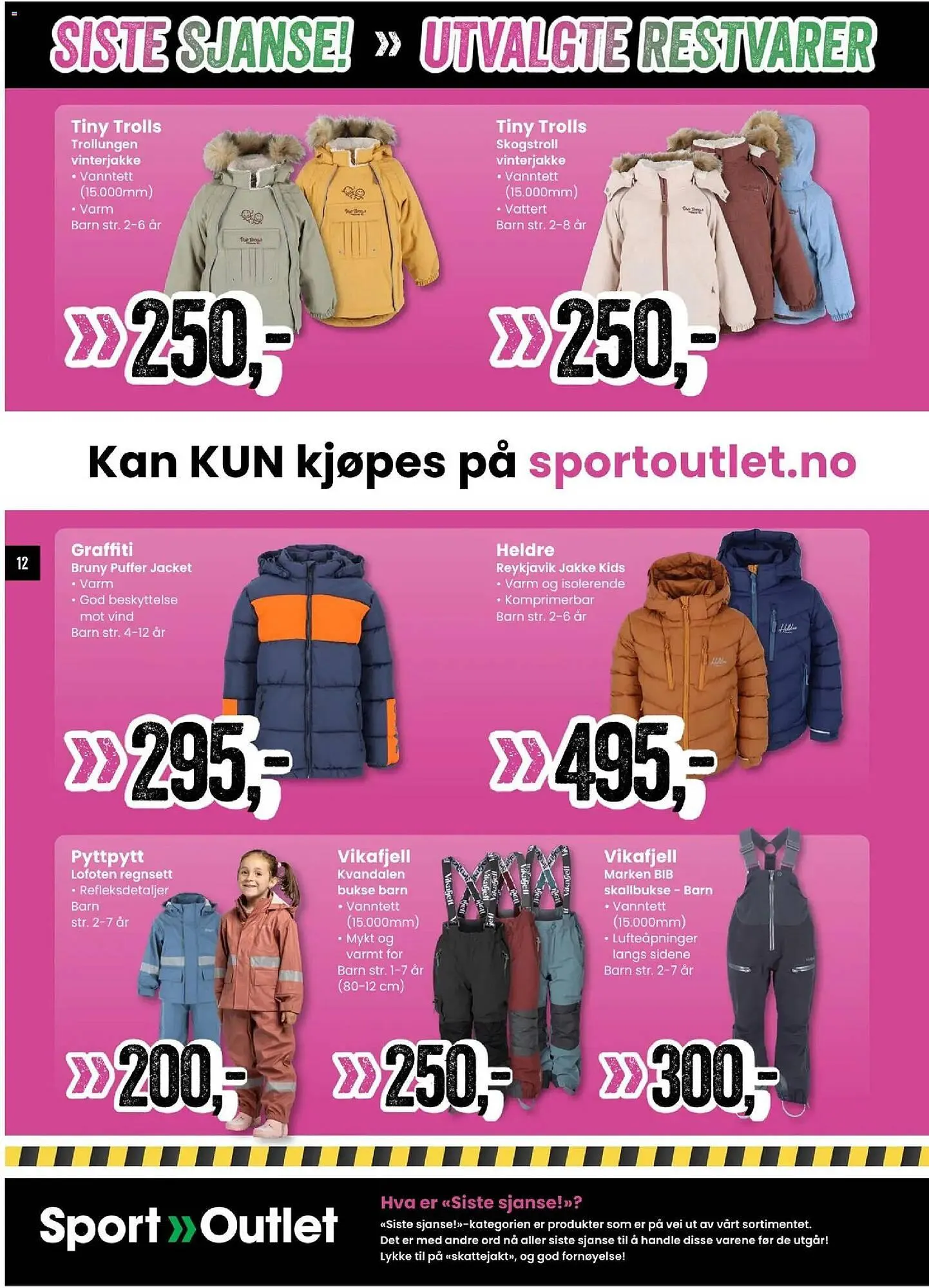 Sport Outlet kundeavis fra 17. februar til 3. mars 2026 - kundeavisside 12