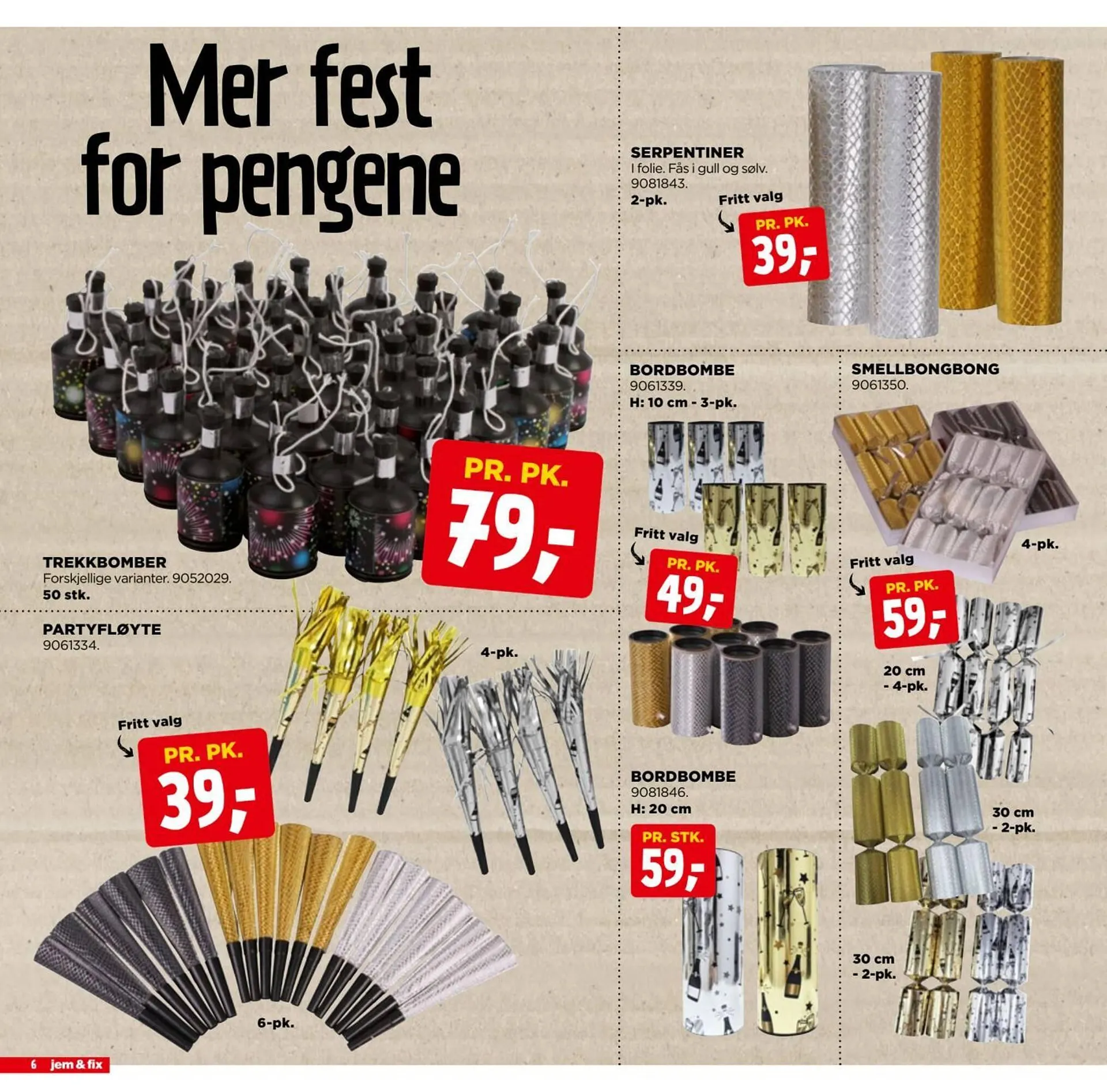 Jem & fix kundeavis fra 21. desember til 1. januar 2026 - kundeavisside 6