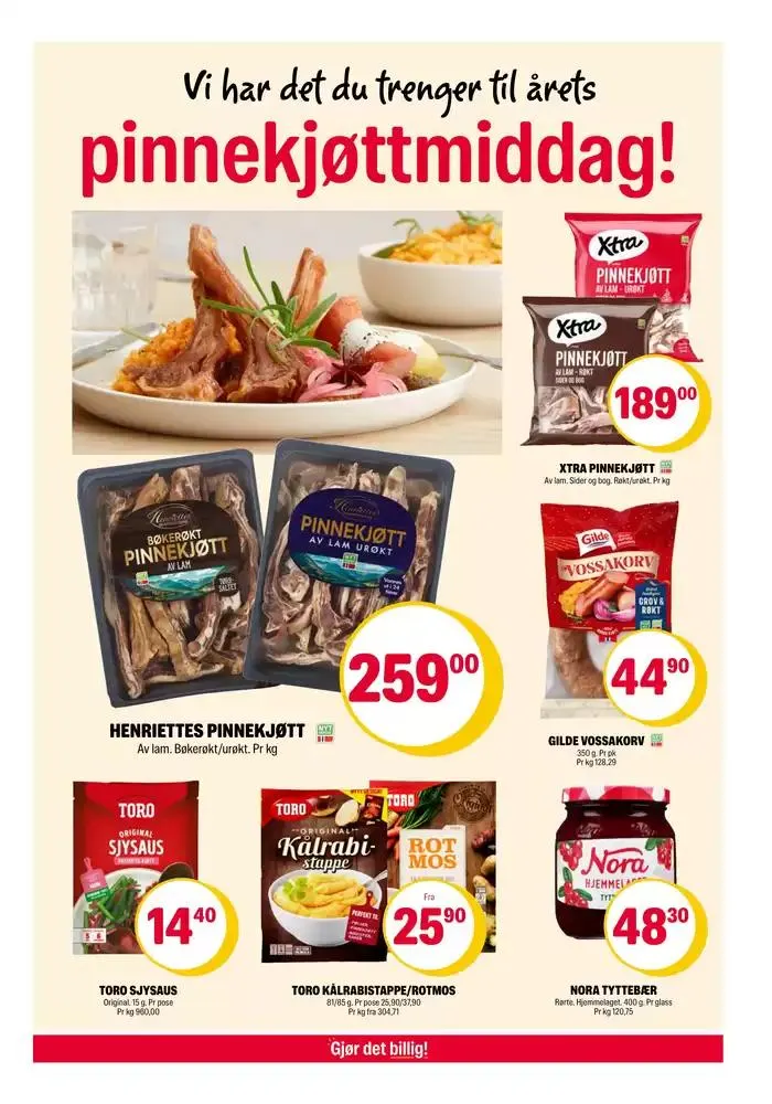 Flotte rabatter på utvalgte produkter fra 25. november til 1. desember 2024 - kundeavisside 25