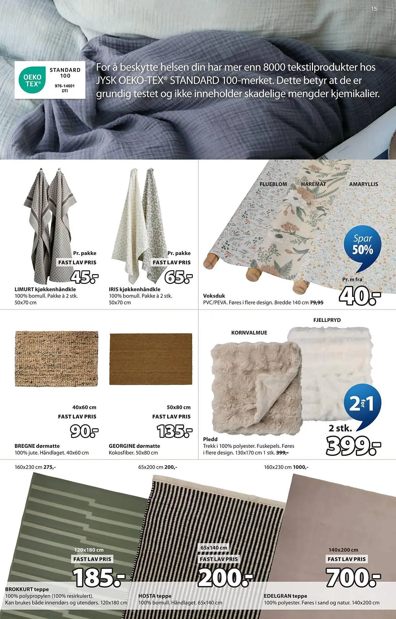 JYSK kundeavis fra 13. april til 19. april 2026 - kundeavisside 15