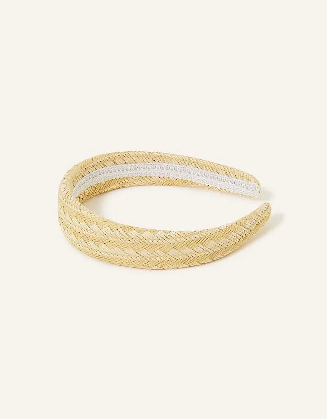 Textured Raffia Headband