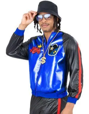 80's Jam Master Kostymejakke til Herre