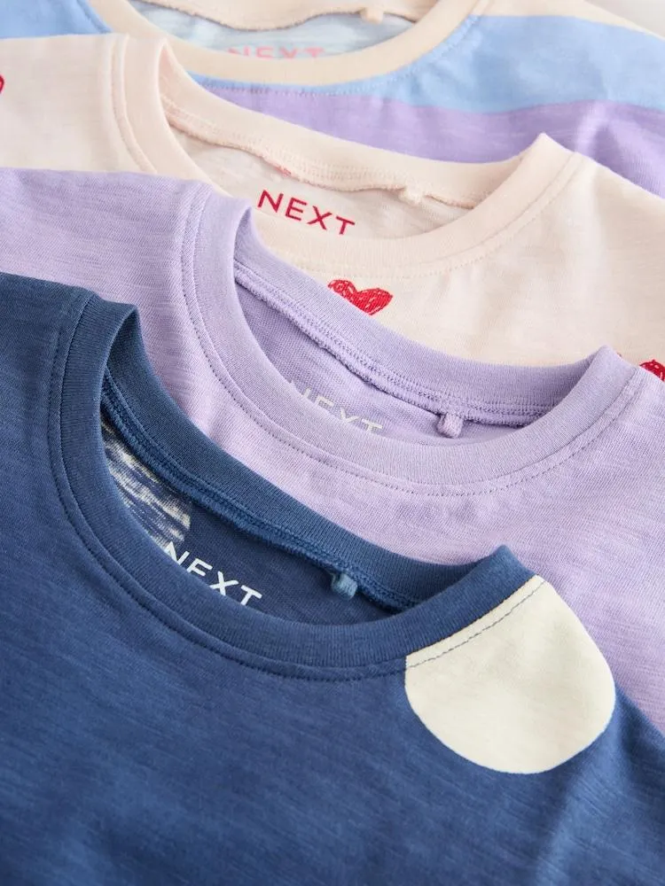 Rainbow Long Sleeve Tops 4 Pack (3mths-7yrs)