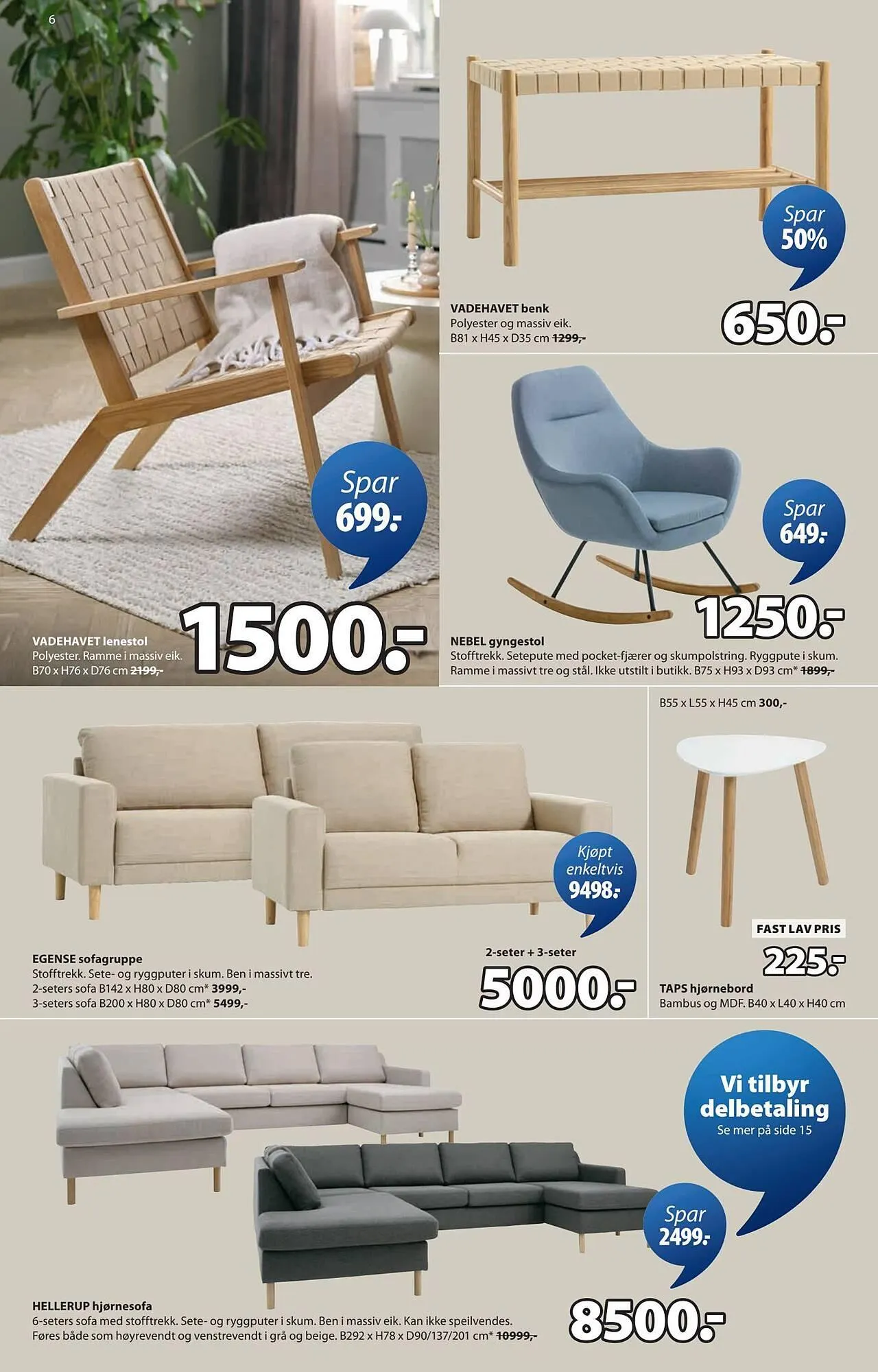 JYSK kundeavis fra 2. mars til 8. mars 2026 - kundeavisside 6