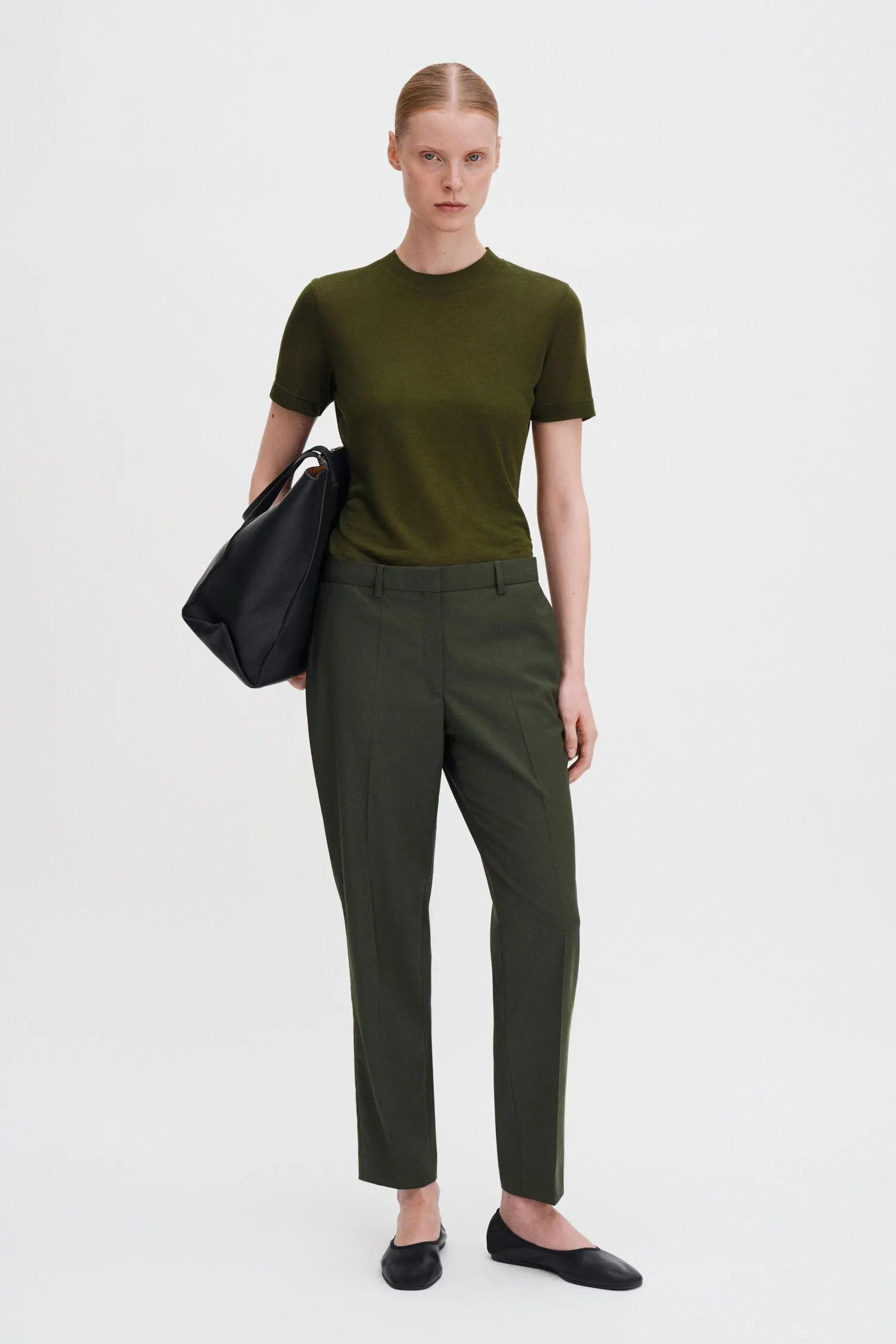 Emma Cropped Cool Wool Trouser