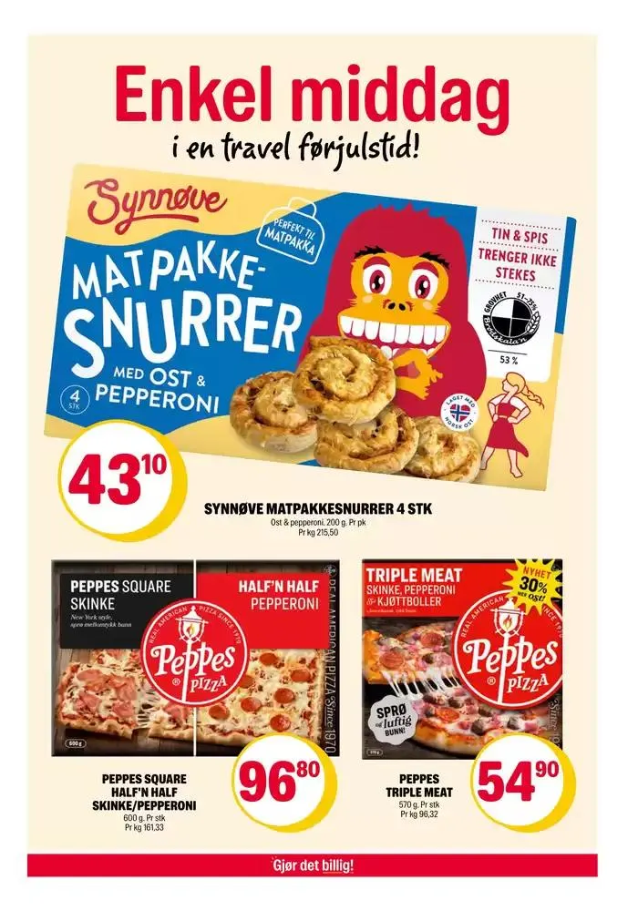 Spesialtilbud for deg fra 25. november til 1. desember 2024 - kundeavisside 19