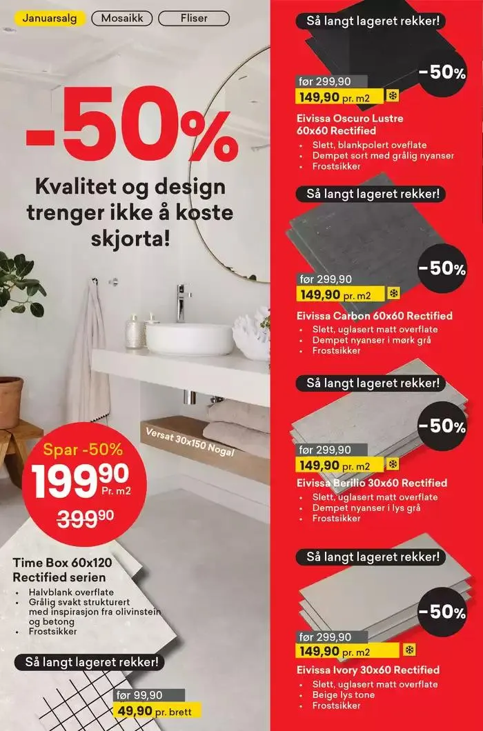 Januarsalg fra 3. januar til 2. februar 2025 - kundeavisside 2