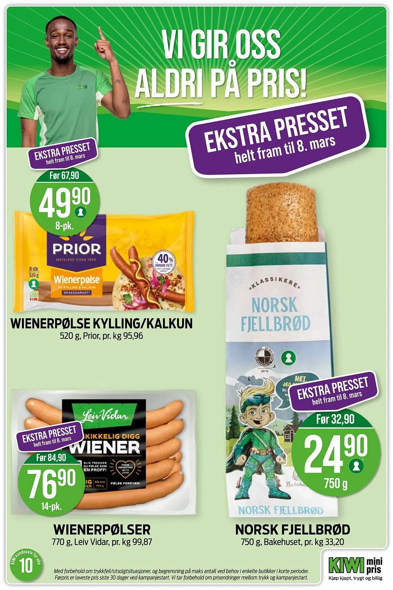 Kiwi kundeavis fra 2. mars til 9. mars 2026 - kundeavisside 12
