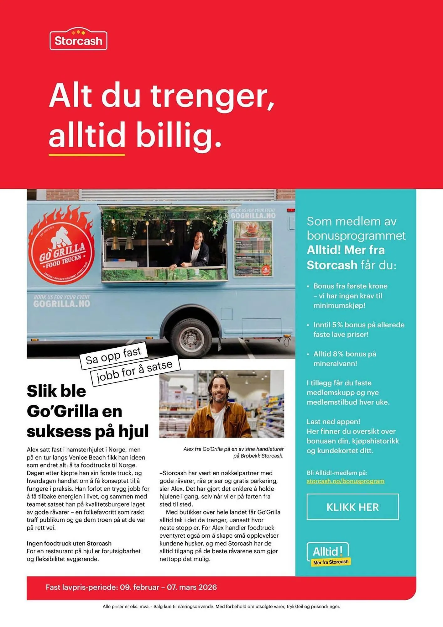 Storcash kundeavis fra 9. februar til 7. mars 2026 - kundeavisside 22