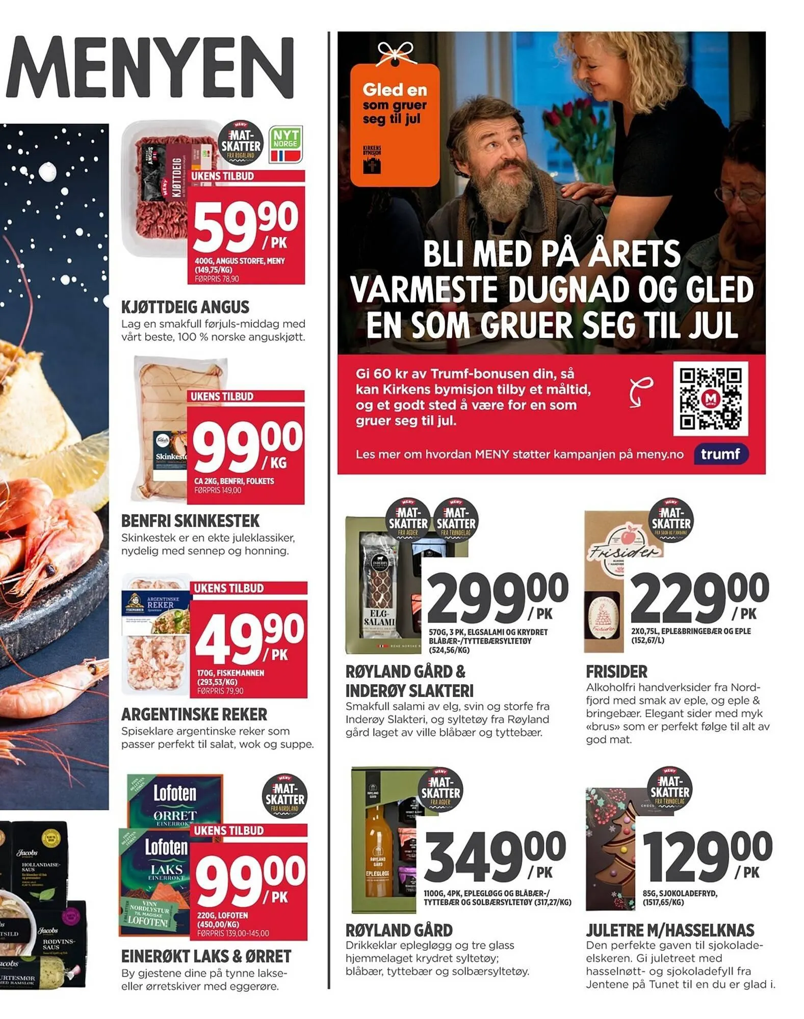 Meny kundeavis fra 30. november til 6. desember 2025 - kundeavisside 3