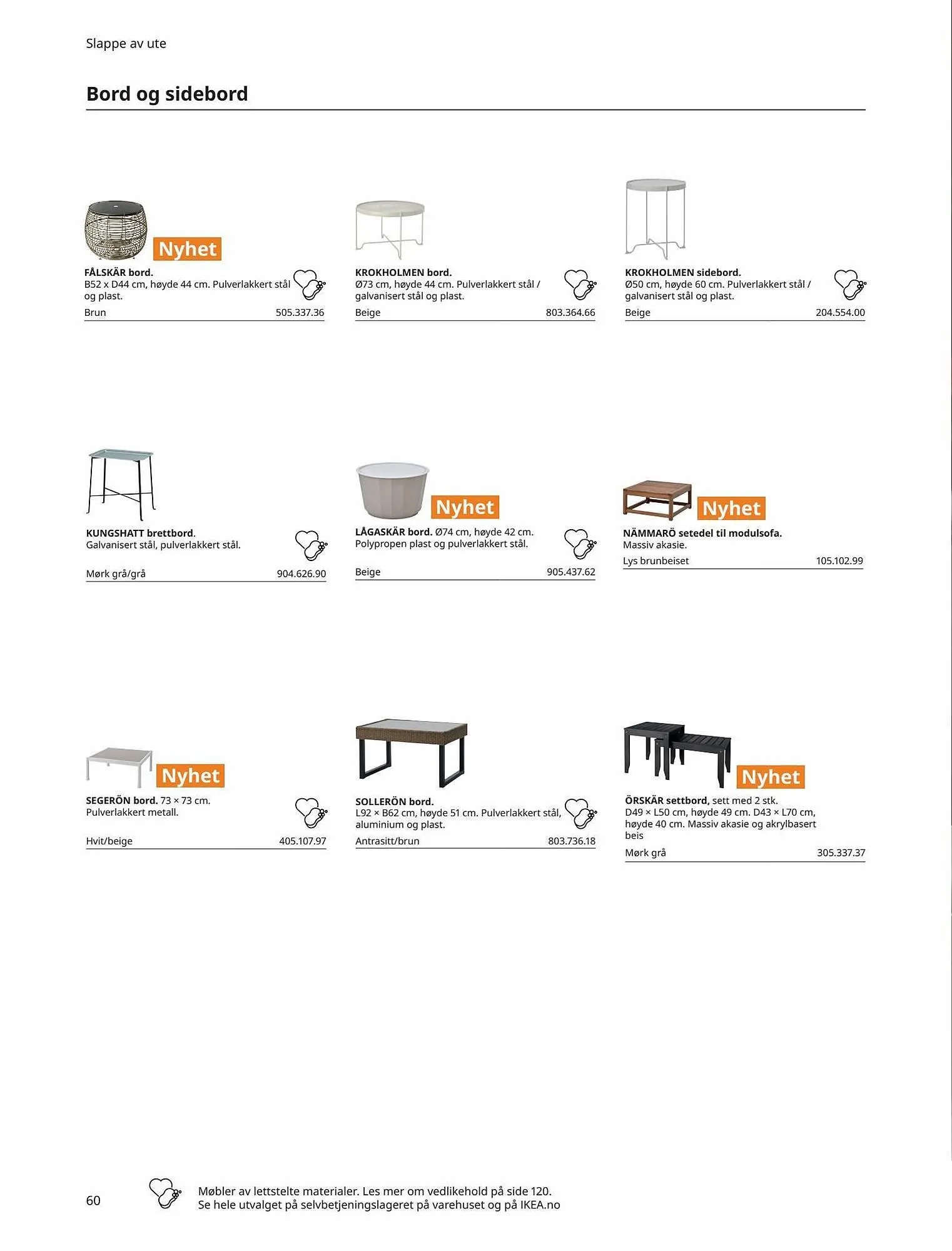 IKEA Kundeavis fra 5. mai til 31. august 2023 - kundeavisside 60