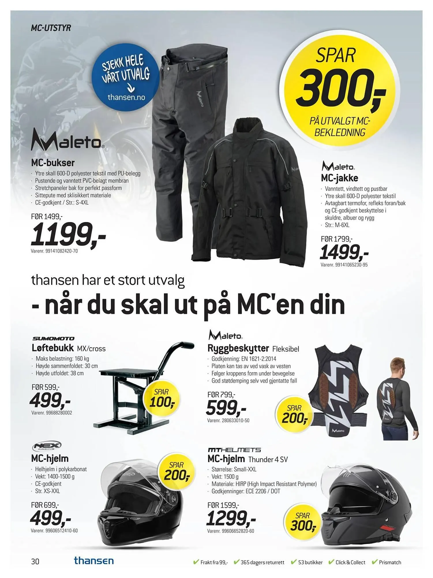 Thansen kundeavis fra 20. mars til 23. april 2026 - kundeavisside 30