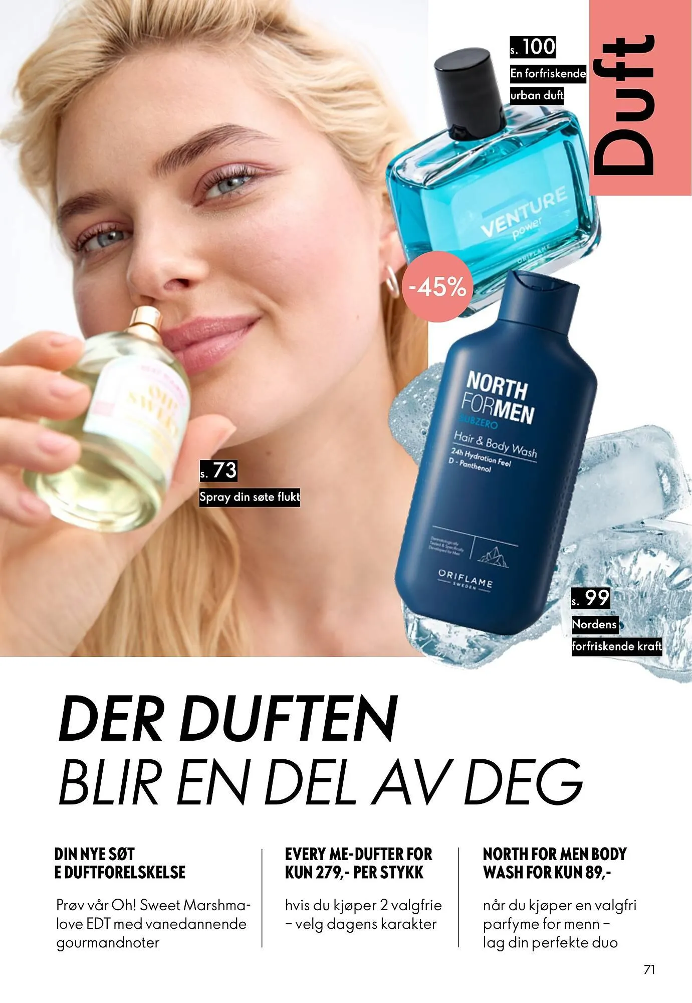 Oriflame katalog fra 18. februar til 10. mars 2026 - kundeavisside 71
