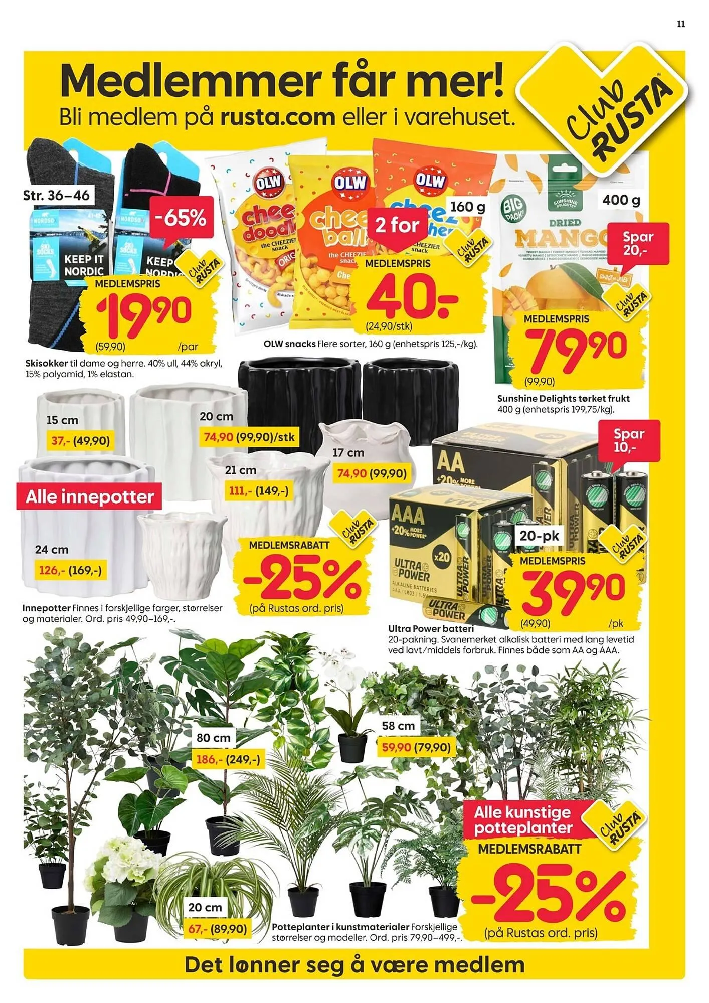 Rusta kundeavis fra 5. januar til 11. januar 2026 - kundeavisside 11