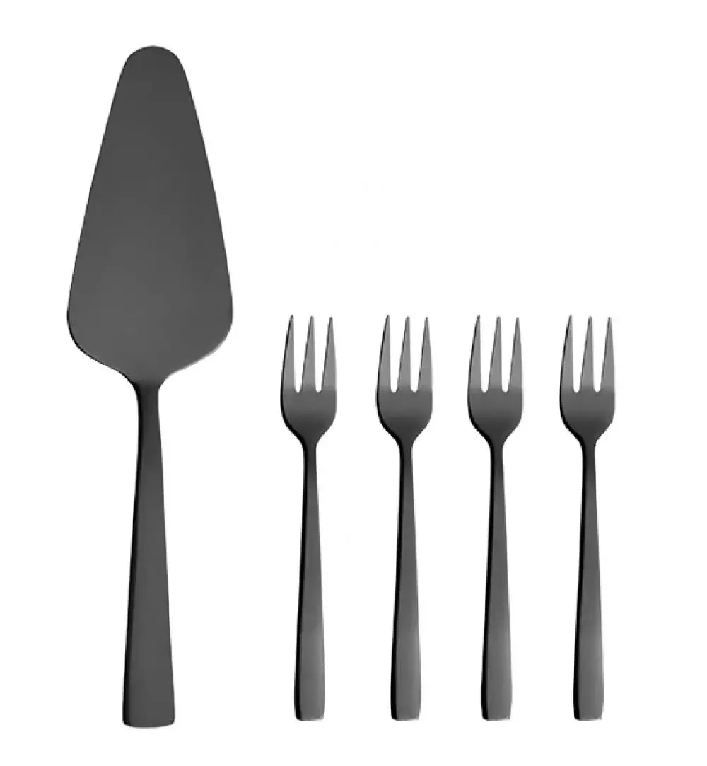 Raw Kakesett Sort 5 Deler