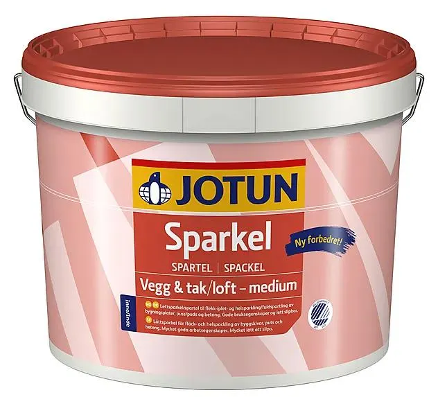 Sparkel vegg/tak medium 10 liter