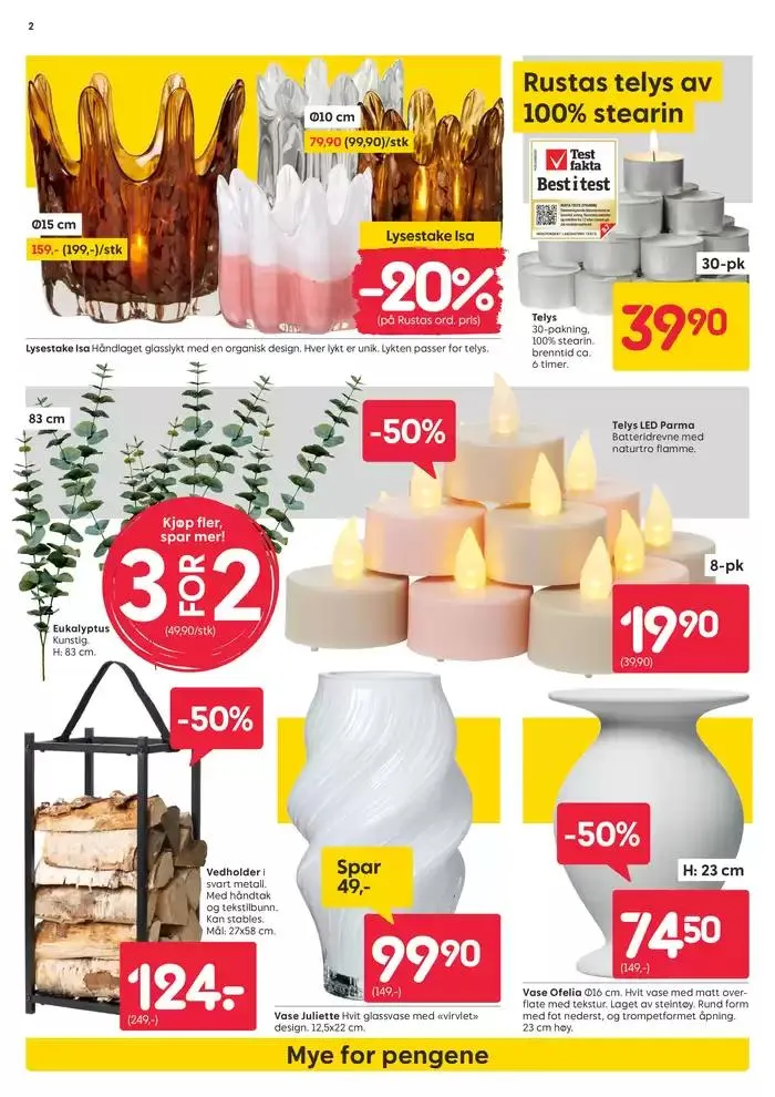 Rusta Kundeavis fra 27. januar til 10. februar 2025 - kundeavisside 2