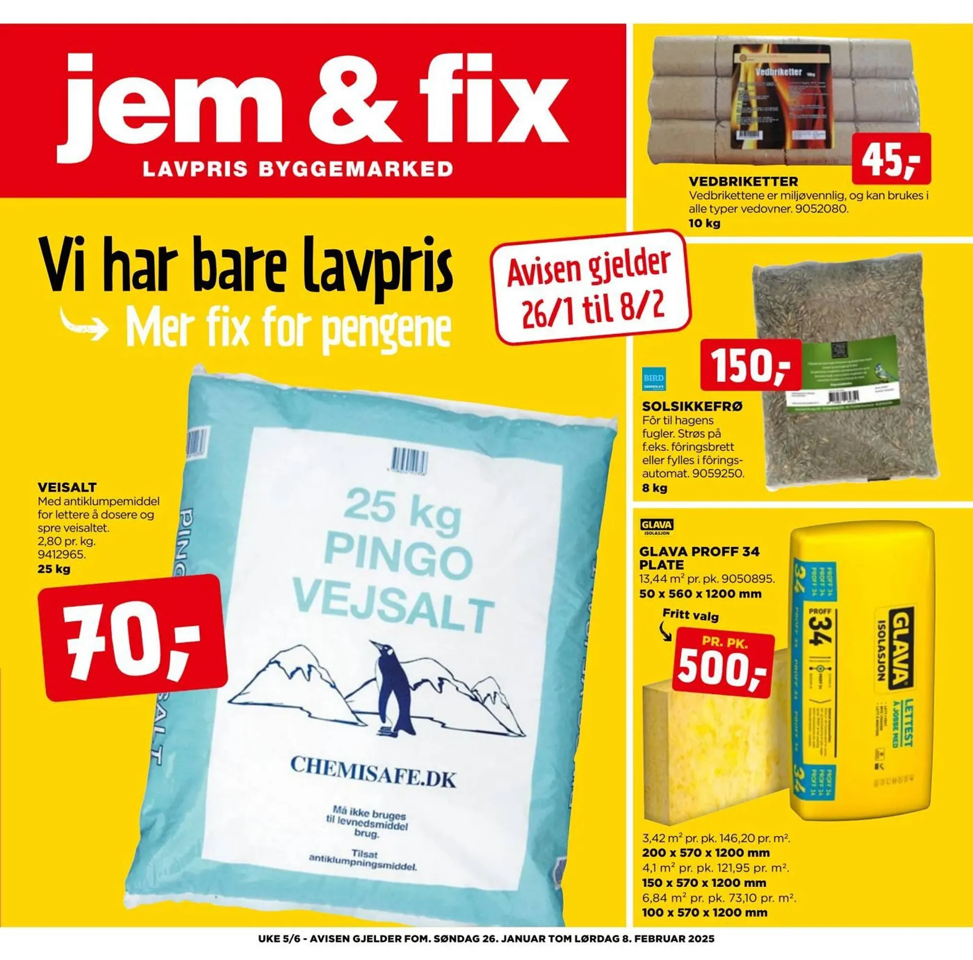 jem & fix Kundeavis fra 25. januar til 8. februar 2025 - kundeavisside 1